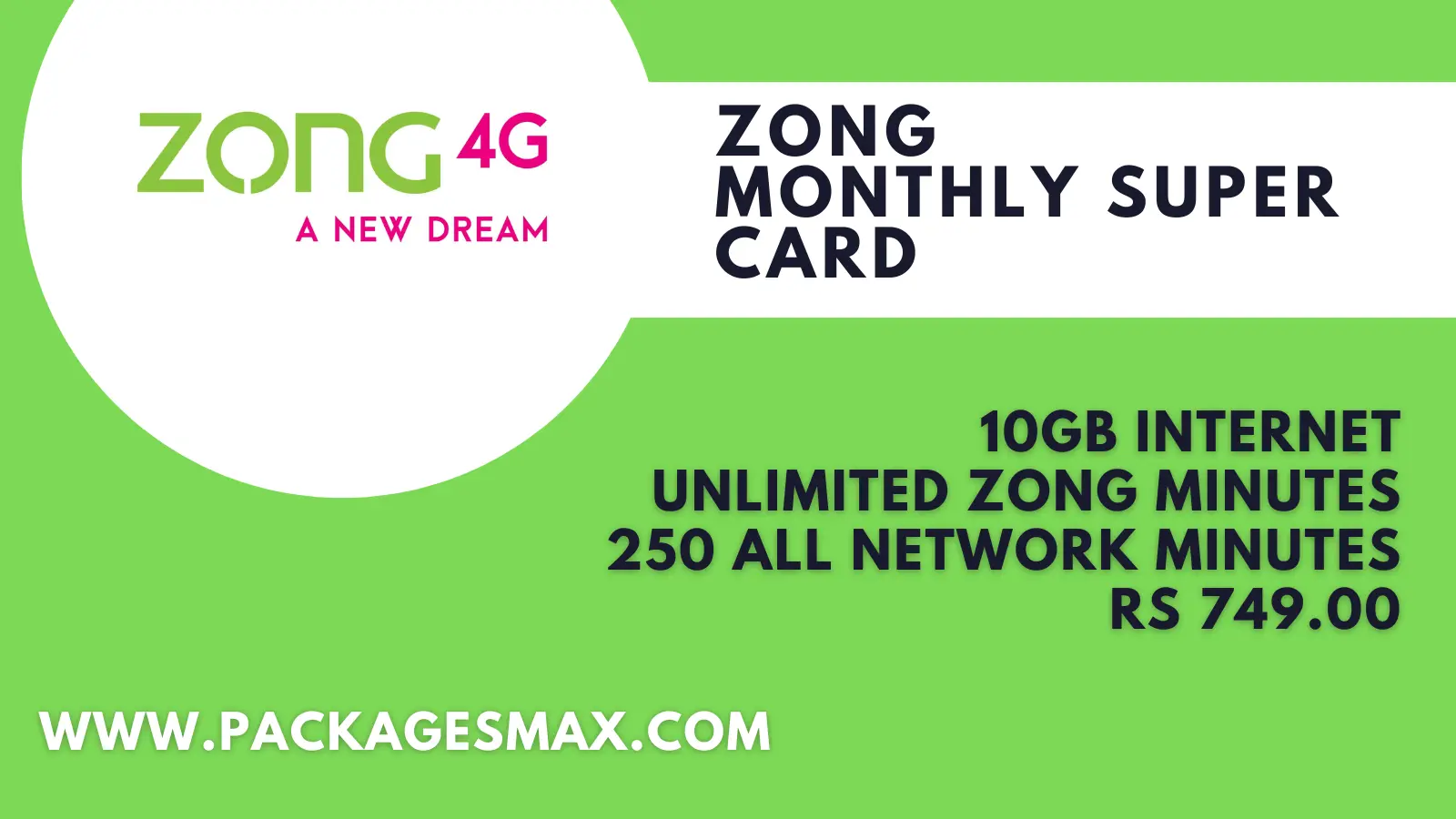 Zong Monthly Super Card